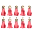 thumbnail image 1 of Llavero de cuero con borla Unique Bargains 50uds Claro Rojo, 1 of 6