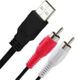 thumbnail image 5 of USB 2.0 Male To 2RCA Male Sound Video Cord Adapter For TV/PC Auxiliary Converter, 5 of 5