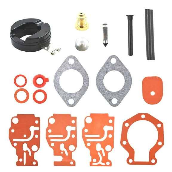 Carburetor Carb Rebuild Rebuilt Repair Kit for Johnson Evinrude 6 8 9.9 15 20 HP 1986-1996 Replaces 439073 431897 0439073 0431897
