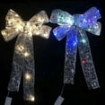 thumbnail image 4 of Christmas Pendant Bow Decorative LED  Tree Pendant with Lights for Festival Party, 4 of 8