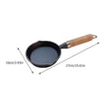 thumbnail image 3 of MasteelfCA 1pc Practical Frying Pan Iron Pancake Pan Mini Pan Home Cooking Utensil, 3 of 7