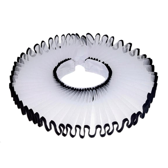 Giaone Victorian Collar Courtstyle Ruffle Collar Stage Costume Collar Accessory