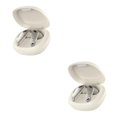 thumbnail image 4 of Cateissary ABS Auricular Reemplazo inalámbrico Color sólido Compatible con Bluetooth Control táctil Auricular de moda Auricular Blanco Blanco 2piezas, 4 of 6