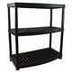 thumbnail image 1 of Estante 3 niveles Heavy Duty de Plastico Negro FoodKeepers Heavy Duty, 1 of 2