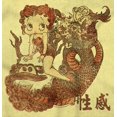 thumbnail image 2 of Betty Boop Chinese Fashion Lion Women Plus Size Graphic Tee Tees Brisco Brands 4X, 2 of 5
