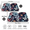 thumbnail image 3 of Kdxio Flowers ad Butterflies Print Windshield Sun Shade,UV Rays and Sun Heat Protection,Sunshade for Car Windshield,Car Shade Front Windshield - Small, 3 of 6