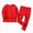 A76-Red, variant on 6-7 Years Toddler Boys 2 Piece Basic Outfit Set Long Sleeve Tee and Pants