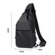 thumbnail image 2 of Mochila bandolera pequeña negra tipo bandolera para hombre y mujer, ligera, con una sola correa, para senderismo, ciclismo, viajes, 2 of 7