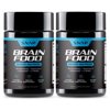 Snap Supplements Nootropic Brain Support with Bacopa and Ginkgo, 60 Capsules, 2-Pack, Dietary Supplement for Adults, Easy-to-Use Capsule Format, For supports memory, focus and mental clarity