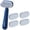 Blue, variant on Double-Sided Foot Scraper for Callus Removal, Dual Action Pedicure Rasp and Scrubber for Dry Hard Skin, Stainless Steel Pedicure Feet File Tool with Replaceable Head for Cracked Heels & Corns