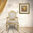 thumbnail image 3 of Marcon, Michael 15x15 Gold Ornate Wood Framed with Double Matting Museum Art Print Titled - Simple Flower I, 3 of 4