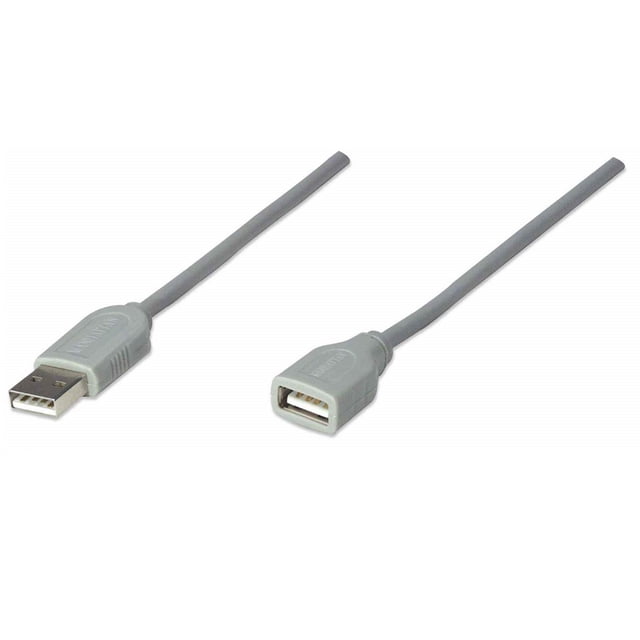 Cable Manhattan Cable USB Extension 3 m USB A Gris 317238