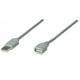 thumbnail image 1 of Cable Manhattan  Cable USB Extension 3 m USB A Gris 317238, 1 of 2