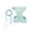 Blue, variant on Oodles Iridescent Cat Walking Harness & Leash Set, Teal, One Size