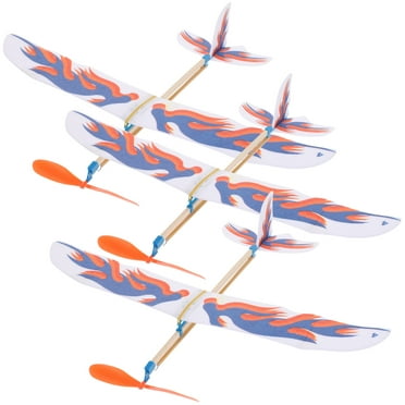 3pcs Glider Airplane Toys Aircraft Slingshot Planes Hand Throwing Planes Flying Aeroplane Model Helicopter Educational Random Pattern