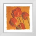 thumbnail image 3 of Amy Melious 20x20 White Modern Wood Framed Wall Art Titled - Red and Gold II, 3 of 5