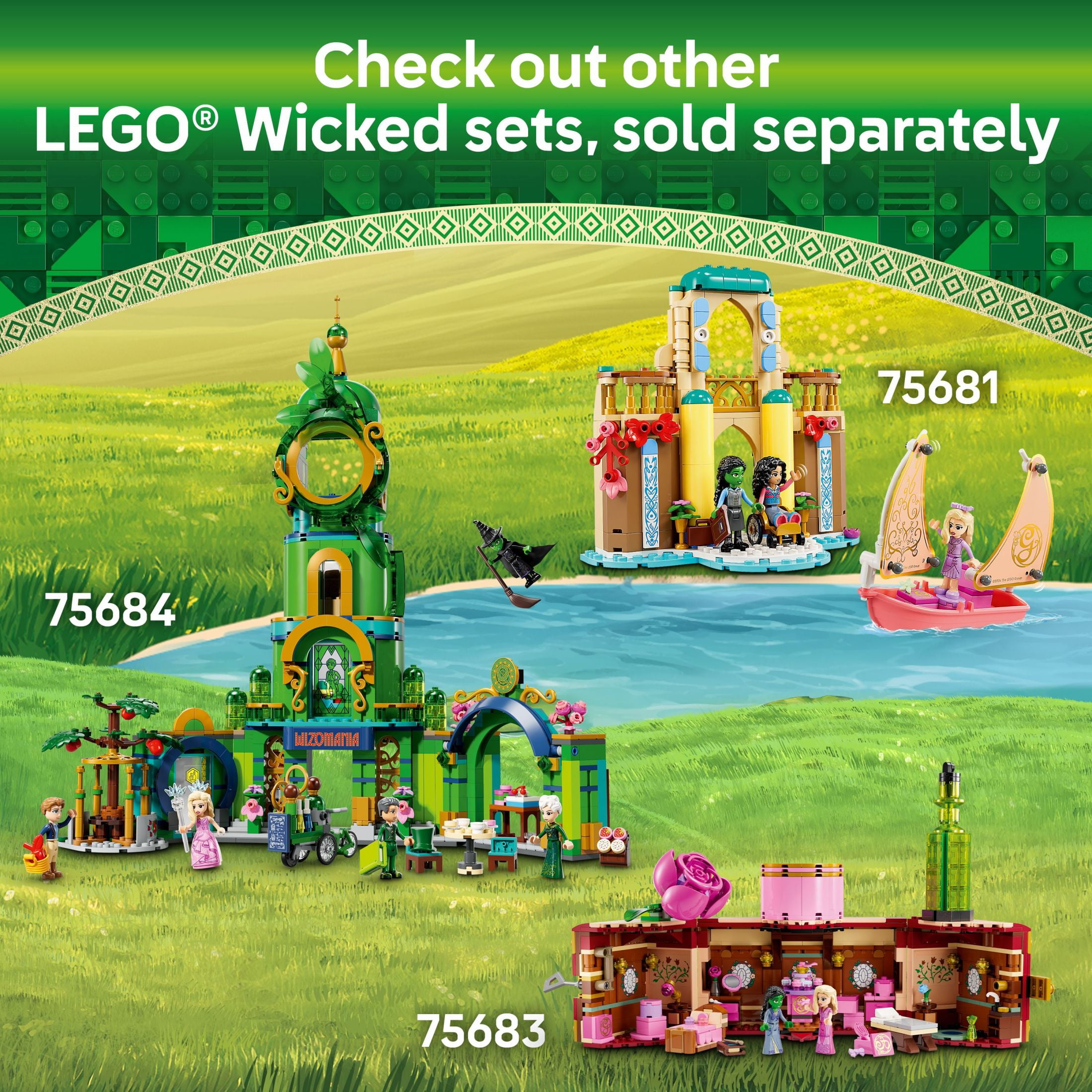 LEGO Wicked Elphaba & Glinda Figures Building Toy - Wicked Toy for Girls and Boys, Age 10+ - Buildable Wicked Dolls Gift for Kids - 75682