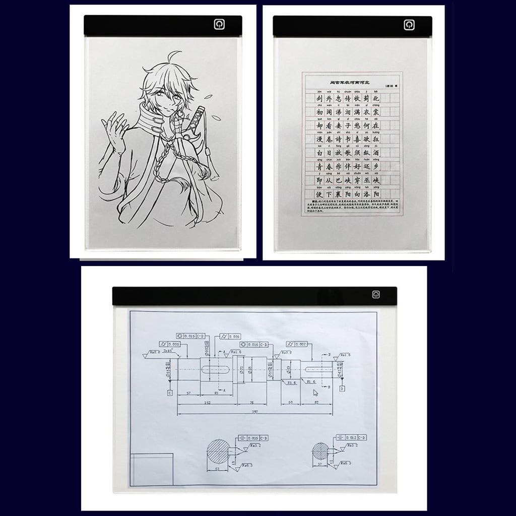 Milue A3/A4/A5 Drawing Tablet Digital Graphics Pad LED Light Box Copy Board Writing