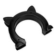 thumbnail image 3 of Cat Head Shaped Interior Cat Door with Fish Bone Pattern (Black), 3 of 23