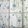 thumbnail image 4 of Drape Floral Tulle Voile Door Window Curtain Drape Panel Sheer Scarf Valances, 4 of 6