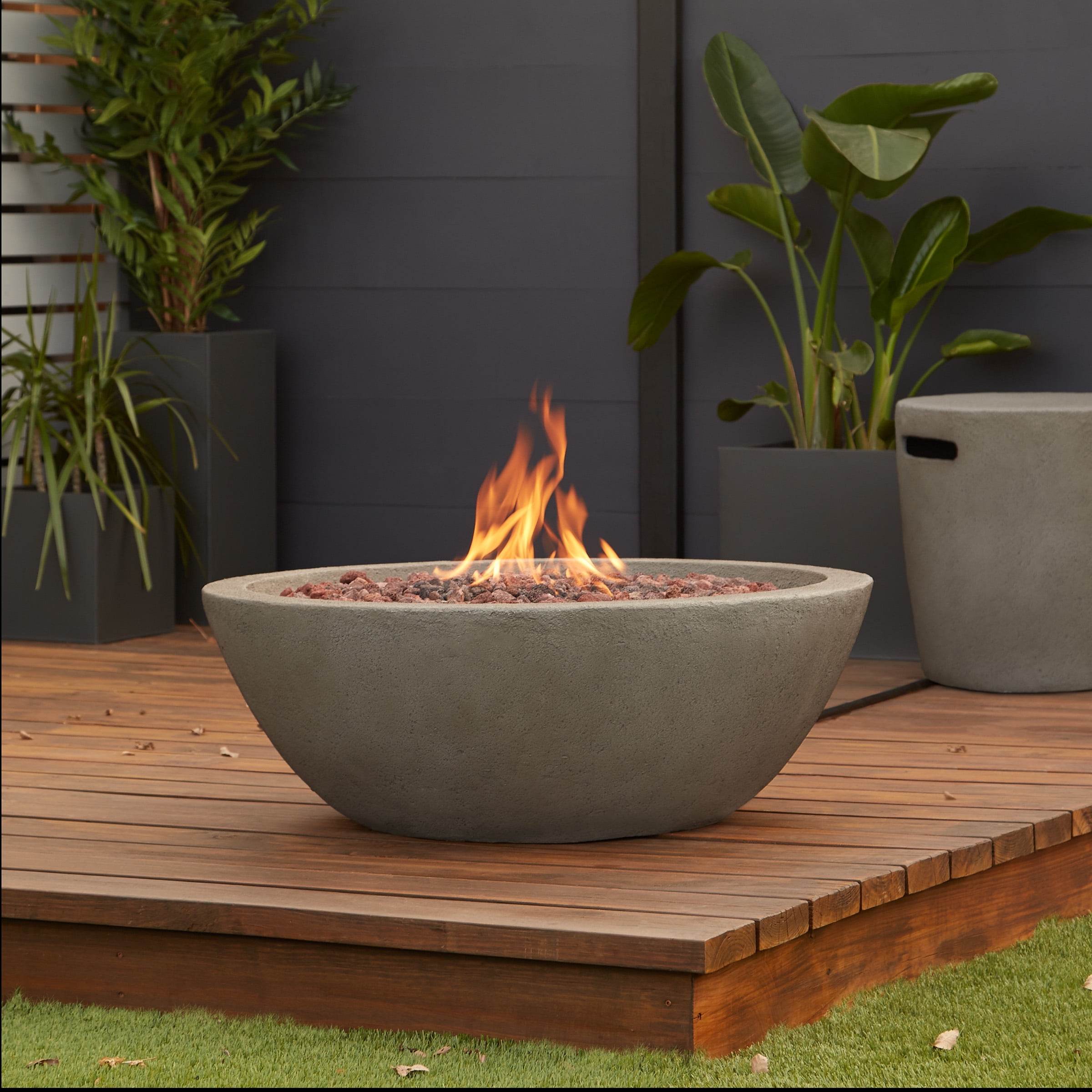 Baltic Rectangle Propane Fire Table In, Baltic Square Fire Pit Table
