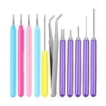 thumbnail image 1 of Abbracc Paper Quilling Tools Slotted Kit Rolling Curling Needle Pen Decoration Different 11Pieces Tweezer, 1 of 9