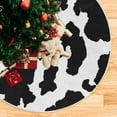 thumbnail image 5 of FMSHPON Funny Cow Xmas Christmas Tree Skirt Stand Mat for Holiday Party Decoration Indoor Outdoor 48 inches, 5 of 6