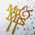 Mr and Mrs Cake Topper Bride And Groom Sign Wedding Engagement Cake