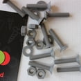 thumbnail image 6 of 20 x Grey Countersunk Screws Polypropylene (PP) Plastic Nuts and Bolts, Washers, M4 x 20mm, Anti-Corrosion, Chemical Resistant, Gray, (5/32 x 25/32 in), 6 of 7