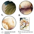 thumbnail image 3 of Designart Pink And Cream Watercolor Flower V Canvas Wall Art, 3 of 5