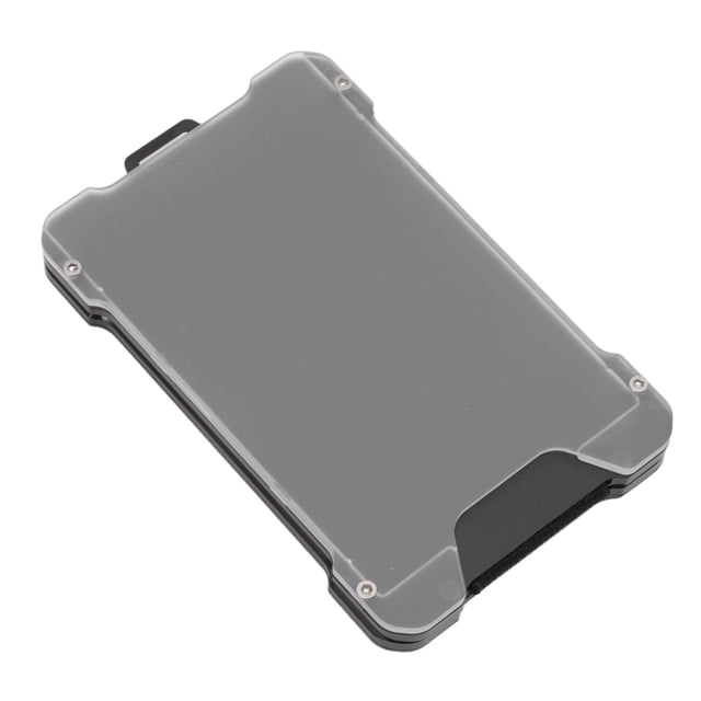 Work Name Card Holder, Advanced Shielding Technology Practical Aluminium Alloy Work Card Cover Lightweight For Hanging Tag Black,Grey