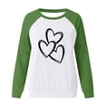 thumbnail image 3 of Cameland Hauts pour Femmes Mode Automne Manches Longues Sweatshirts Imprimé Cœur Col Rond Pull Décontracté Blouses, 3 of 3