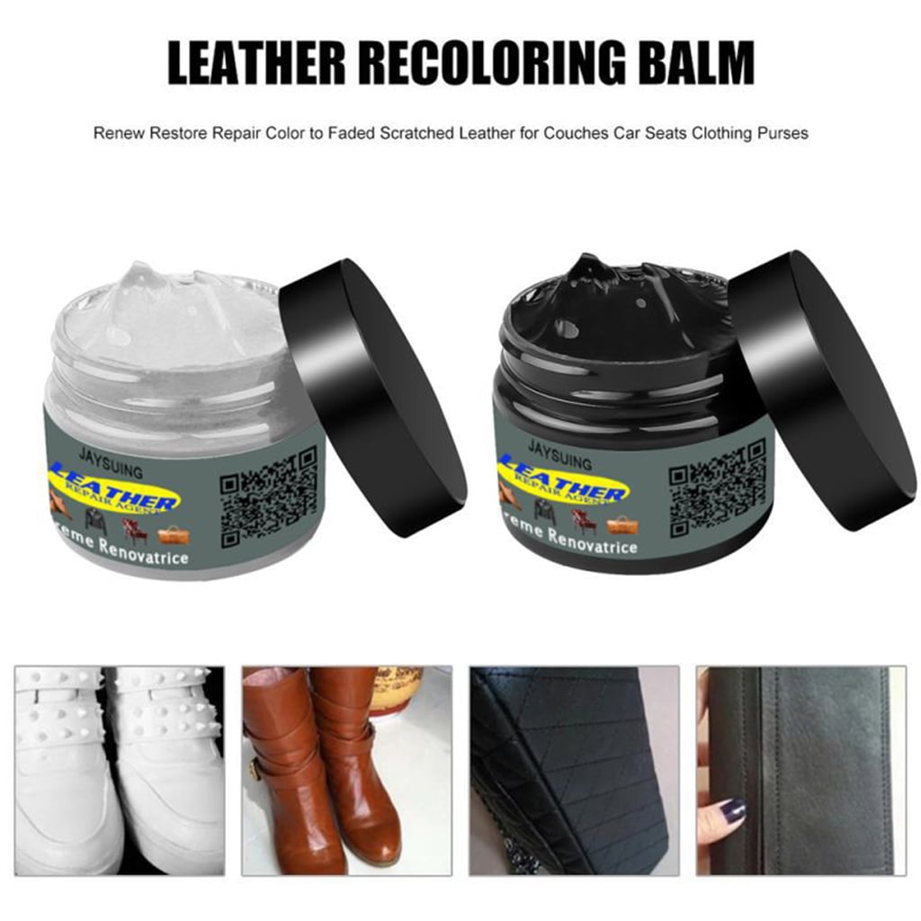 Scratch Doctor Compact Leather Repair Kit for small repairs, rips, tears  and holes Light Cream