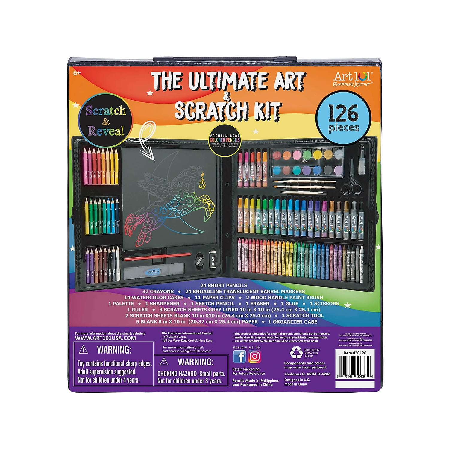 ART GALLERY アート書籍セット6.7.8.9.10 Cra-Z-Art Multifunctional 400 Activities Art Kit for Kids Ages 6