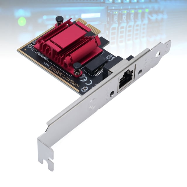 PCIe 2.5G Ethernet Card 10 100 1000M Gigabit Ethernet Card for Wins7 8 10 11 Computer Adapter