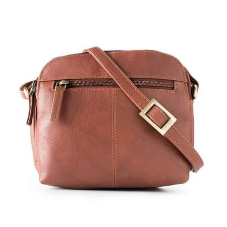 VISCONTI - Visconti 18939 Womens Small Brown Leather Shoulder / Crossbody Bag - 0