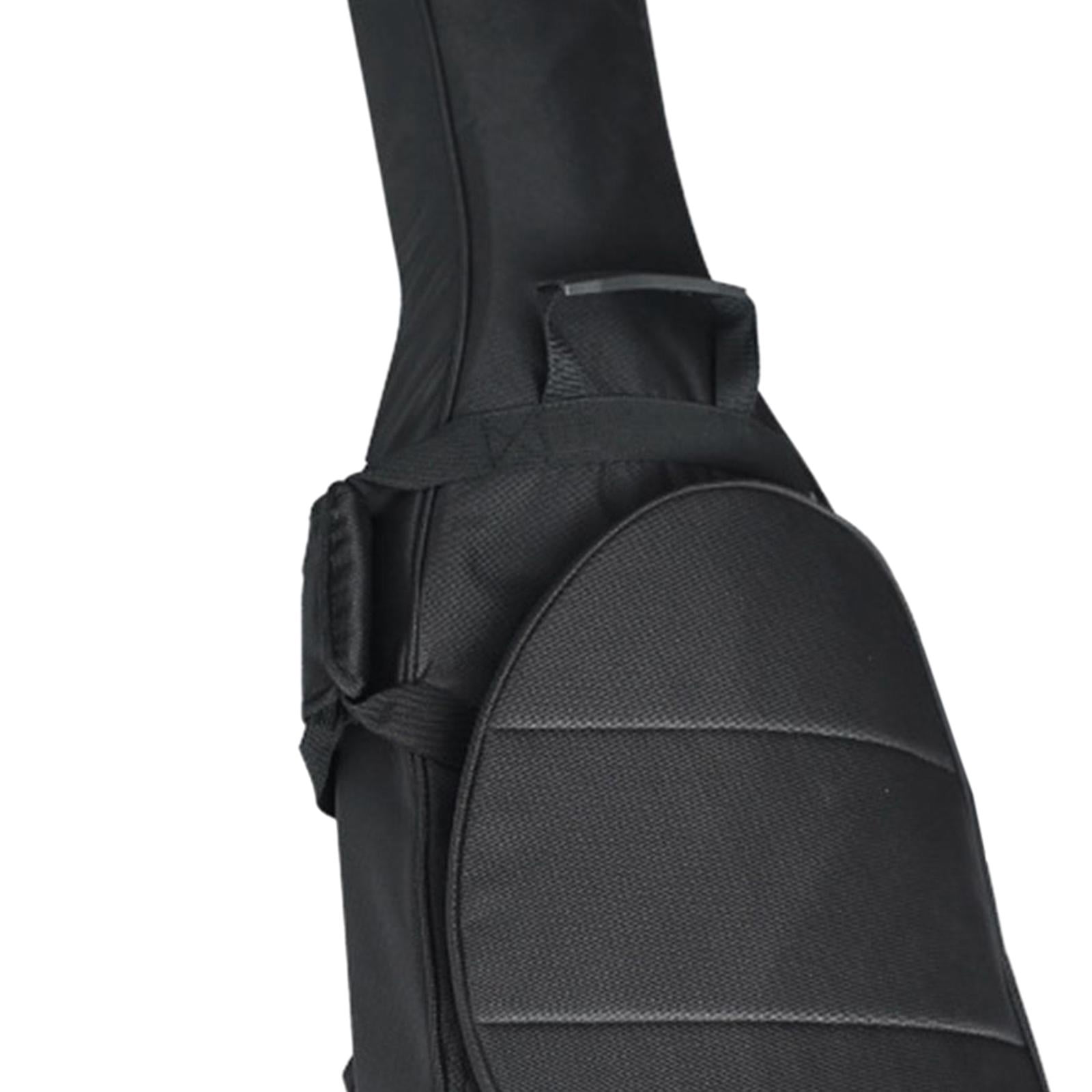 LeeQinersw Electric Guitar Bag Padded Backpack Large Front Pocket Wear Resistant Convenient