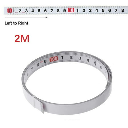 

Fule 1pc Self Adhesive Metric Miter Track Tape Measure Scale Ruler Woodworking Tools