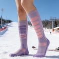 thumbnail image 2 of Lerpwige Ski Socks Insulated Warm Socks for Men Women Skiing Hiking Mountaineering, 2 of 9