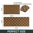 thumbnail image 7 of Paw Prints Kitchen Rugs Sets Of 2,Anti Fatigue Kitchen Mat Rugs Non Slip Washable,Decorative Kitchen Floor Mats for Kitchen,Sink,Laundry,17"x30"+17"x47", 7 of 7