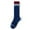 Navy Blue, variant on Baywell 5 Pairs Girls Knee High Socks 3-12 Years Little Big Girls Cotton Calf Socks Ribbed Knit School Uniform Socks Striped Tube Socks Sports Soccer Socks for Child