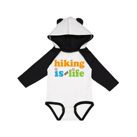 

Inktastic Hiking is my Life Hiker Gift Baby Girl Long Sleeve Bodysuit