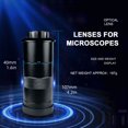 thumbnail image 4 of 1-130X Microscope Lens High-definition Optical Display Multi Function Adjustable Zoom C-Mount Using a Microscopes Lens Adjustable magnification, 4 of 9