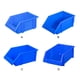 thumbnail image 5 of Speravity 10 soluciones de almacenamiento azules, inodoros y que ahorran espacio: pestillo resistente, etiqueta de gran apertura con soporte de Herramientas eléctricas Azul X3:350*210*150mm, 5 of 6
