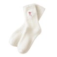 thumbnail image 2 of DailyChi Under $3 Crew Socks for Women Cotton Fleece Lined Warm Socks Cozy Thermal Plush Socks Non Slip Winter House Socks Soft Stretchy Fit Breathable All Day Comfort, One Size, 2 of 4