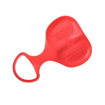 AURARMLET Snow Sled Board Ski Board Plastic Red Skiing Family Play 1Pcs