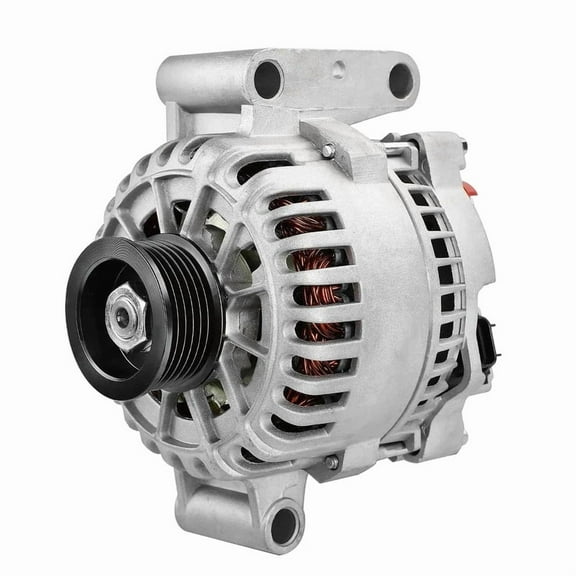 Detroit Axle - 3.0L Alternator for 2001 2002 2003 2004 Ford Escape Mazda Tribute [110A/12V, CW Rotation, 6 Groove Pulley], Alternator with Pulley Replacement