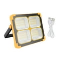 thumbnail image 1 of Luz de trabajo LED de 8000 LM, 348 LED, batería de 12 000 MAH, IP66, luces de inundación portátiles a prueba de agua con soporte giratorio para acampar, 1 of 10