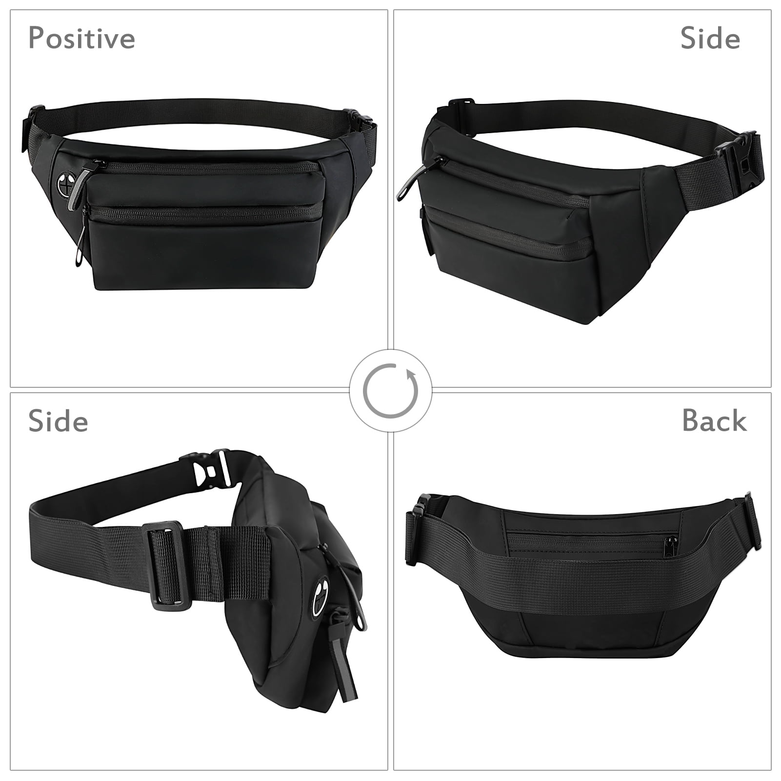 Men Waist Bag Portable Large Capacity 
