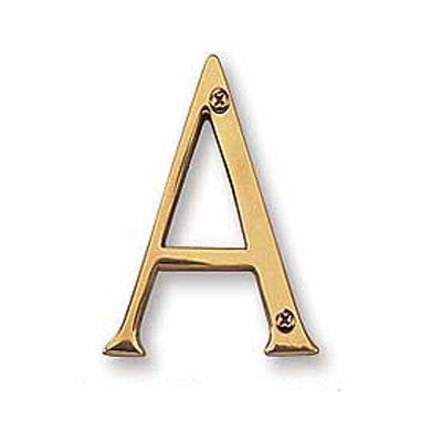 Salsbury Solid Brass Letter
